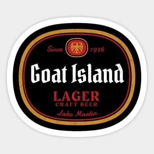 Goat Island Lake • Lake Martin Sticker